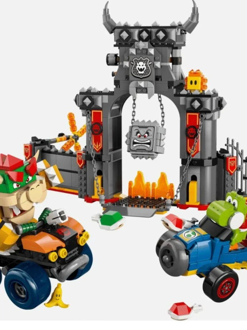 New & Sealed Lego Super Mario: Mario Kart Bowser’s Castle 72039 Collectible Set